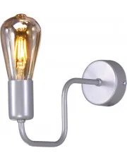 Szary kinkiet z odkrytą żarówką - S575-Imerix w sklepie Edinos.pl