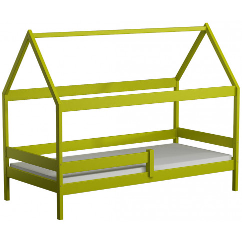 zielone łóżeczko dziecięce typu domek petit 3x