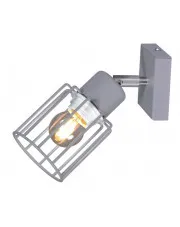 Szary kinkiet z ruchomym kloszem - S578-Syntio w sklepie Edinos.pl