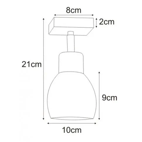Wymiary kinkietu S579-Mikela