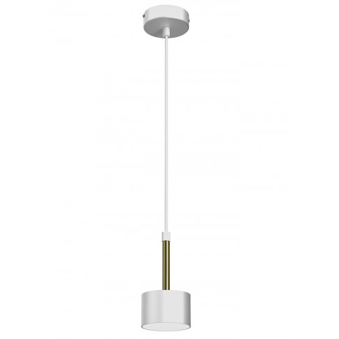 Zdjęcie produktu Biało-złota nowoczesna lampa do salonu - N019-Circile.