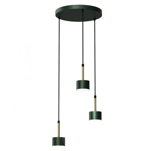 Zielono złota wisząca lampa N 022 Circile