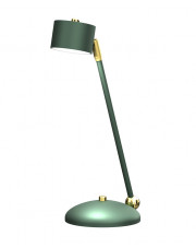 Nowoczesna lampka biurkowa zielono-złota - N021-Circile