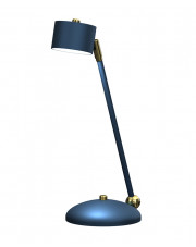 Niebiesko-złota lampka biurkowa - N021-Circile w sklepie Edinos.pl