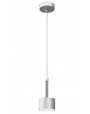 Biało-srebrna lampa wisząca - N019-Circile