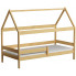 Drewniane łóżko dziecięce w kształcie domku, sosna - Petit 3X 190x80 cm