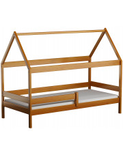 Łóżko domek z drewna sosnowego, olcha - Petit 3X 190x90 cm w sklepie Edinos.pl