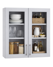 Górna szafka kuchenna z witryną - Akia 33X w sklepie Edinos.pl