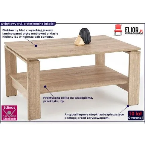 Fotografia Ława Sue - dąb sonoma z kategorii Ławy i stoliki