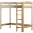 Dziecięce łóżko na funkcjonalnej antresoli, sosna - Laren 3X 200x90 cm