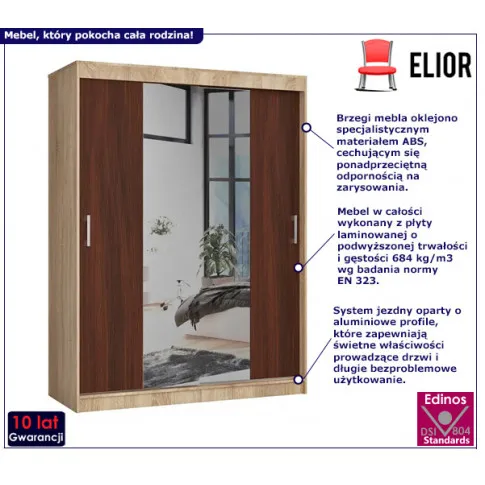 Szafa z lustrem Sillo