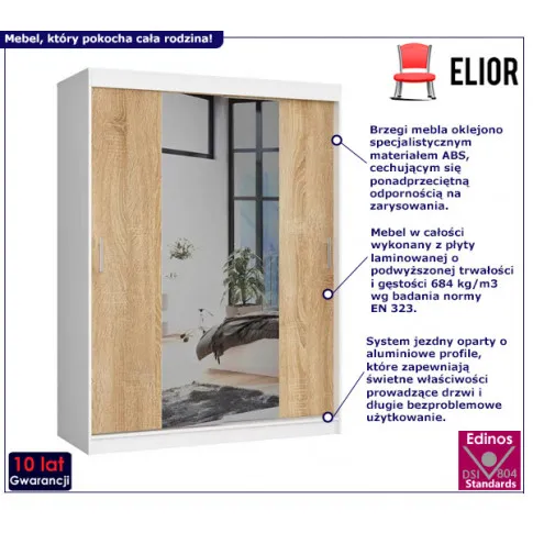 Szafa z lustrem Sillo