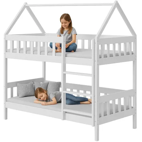 biale lozko dla rodzenstwa gigi 3x big