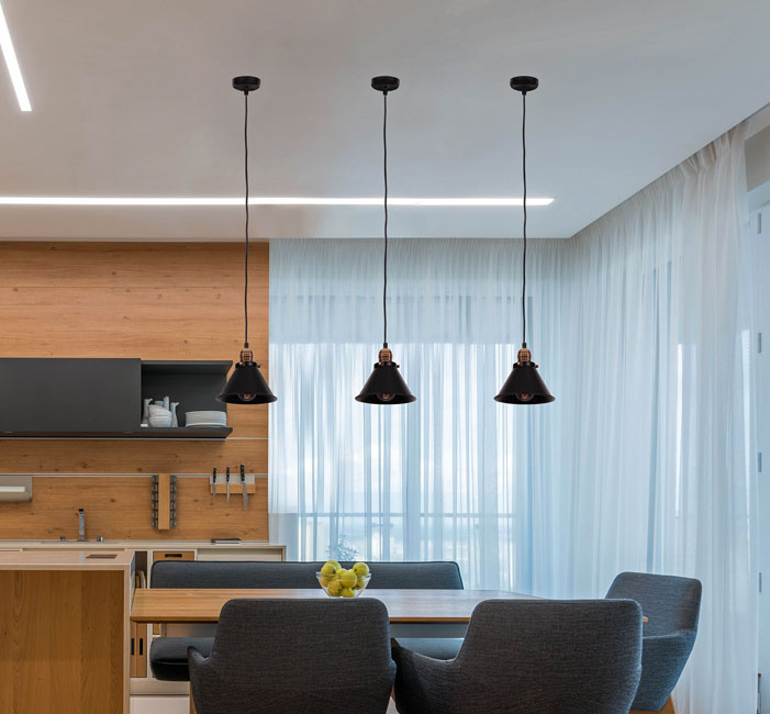 Loftowa lampa wisząca pojedynczy zwis S600-Gerva