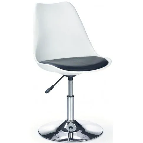 Zdjęcie produktu Fotel młodzieżowy Karsen - biało-czarny.