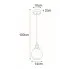 Wymiary lampy S608-Ferva