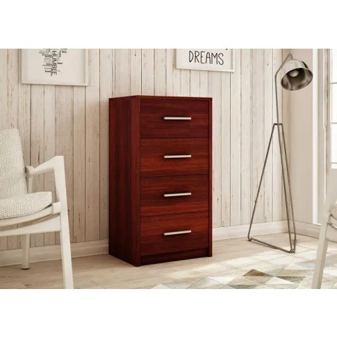 Minimalistyczna komoda Ilda 5X wenge