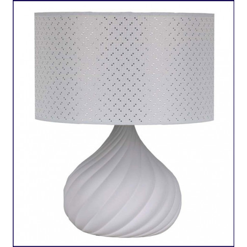 Elegancka lampka stołowa do salonu z abażurem S613-Hares