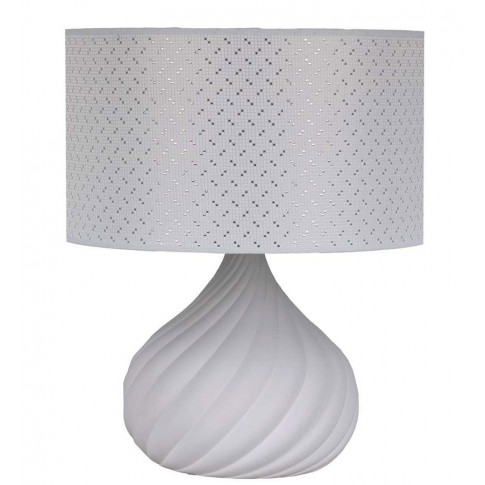 Biała nowoczesna lampa stołowa S613-Hares