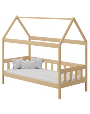 Łóżko domek do pokoju dziecięcego, sosna - Dada 3X 160x80 cm w sklepie Edinos.pl