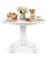 Biały stół okrągły - Togen w sklepie Edinos.pl