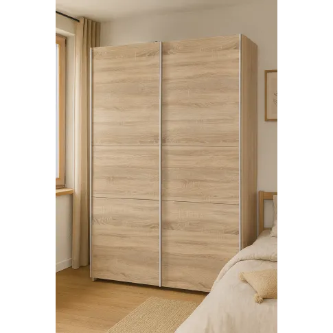 Szczegółowe zdjęcie nr 4 produktu Szafa przesuwna Kaloe S1 - dąb sonoma