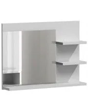 Lustro do łazienki Elli 2X - białe w sklepie Edinos.pl