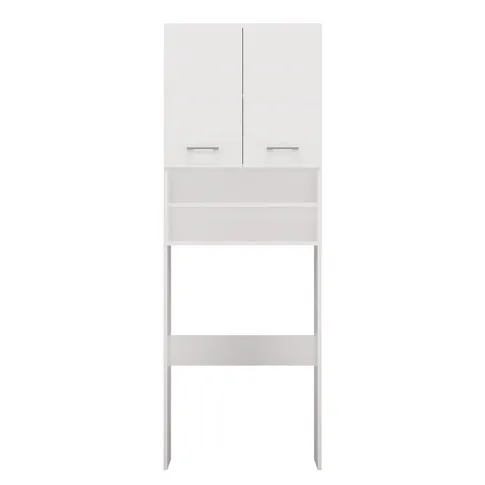 Zdjęcie produktu Regał na pralkę z szafką Defis - biały.
