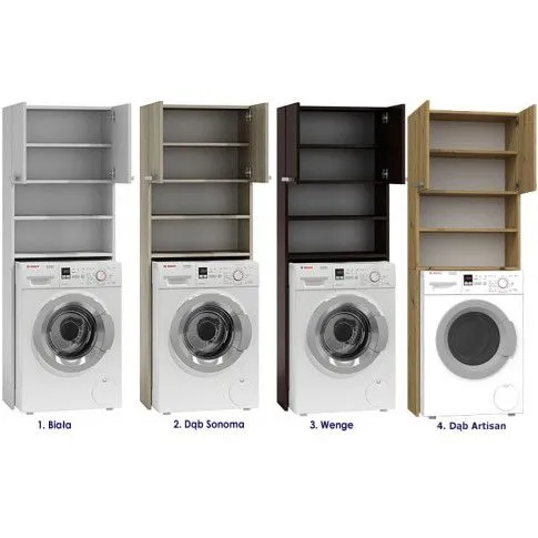 Szczegółowe zdjęcie nr 4 produktu Szafka nad pralkę Defis - wenge