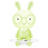 Zielona dziecięca lampka nocna królik - S636-Elva