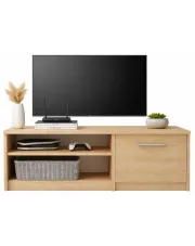 Skandynawska szafka RTV do salonu dąb sonoma - Trifio w sklepie Edinos.pl