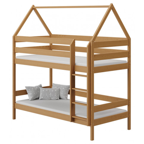 łóżko domek piętrowe do pokoju dziecięcego zuzu 3x