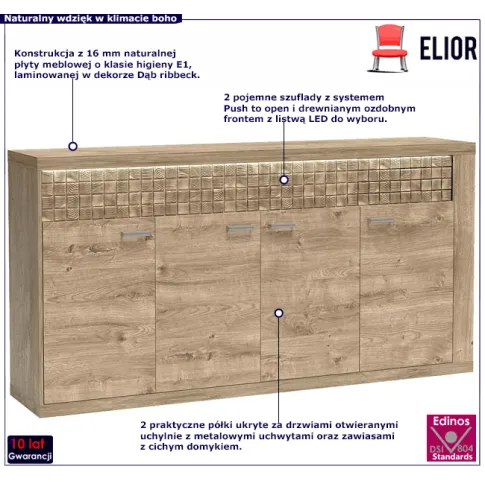 Czterodrzwiowa komoda Inga 11X