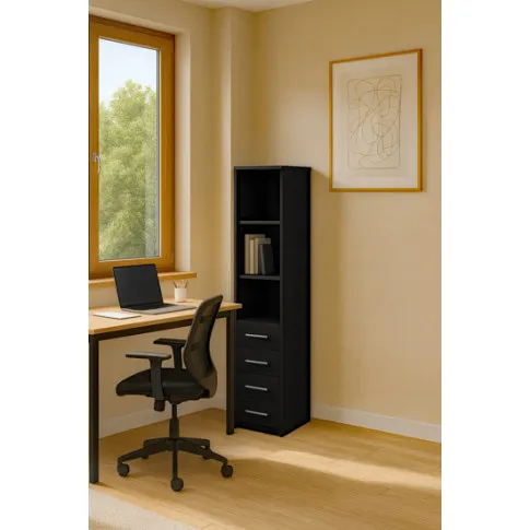 Wizualizacja regału Tymria czarny