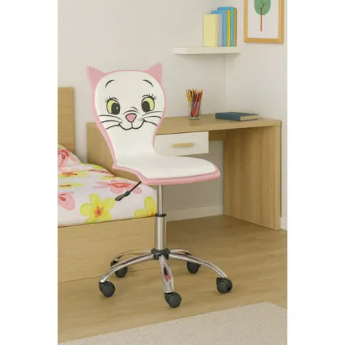 Zdjęcie dziewczęcy fotel obrotowy do biurka Dromel | Edinos.pl