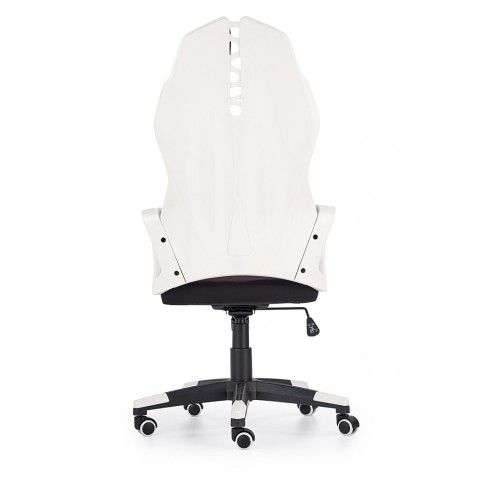Szczegółowe zdjęcie nr 4 produktu Fotel obrotowy Haxel - czarno - biały
