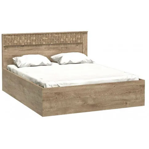 Podwójne łóżko listwa w kratkę Inga 18X