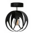 Czarna metalowa lampa sufitowa kula S653-Biva