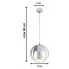 Wymiary lampy S654-Biva