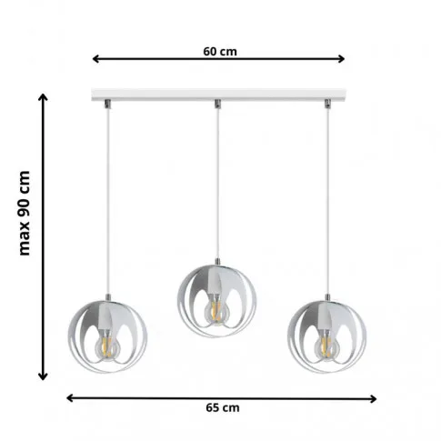 Wymiary lampy S656-Biva