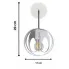 Wymiary lampy S658-Biva