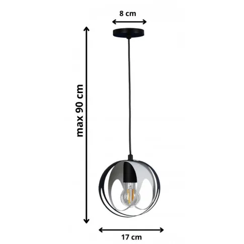 Wymiary lampy S654-Biva