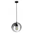 Czarno-biała loftowa lampa wisząca nad stół - S654-Biva
