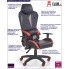 Fotografia Fotel gamingowy Nikos - czarno-czerwony z kategorii Fotele biurowe