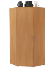 Klasyczna szafa narożna z półkami olcha - Xato 3X w sklepie Edinos.pl