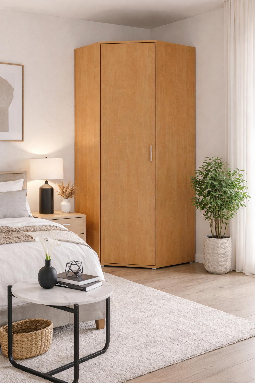 Salon z szafą Xato 3X olcha