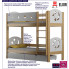 Infografika łóżka piętrowego dla dzieci sosna z szuflada mimi 4x
