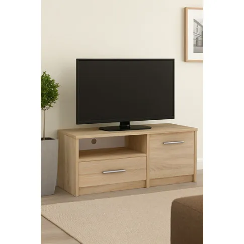 Skandynawska szafka RTV pod telewizor dąb sonoma Frovoli