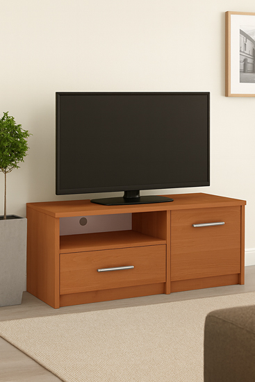 klasyczna szafka rtv do salonu olcha