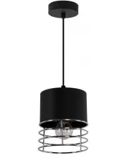 Lampa wisząca loftowa S659-Barma - czarny+chrom